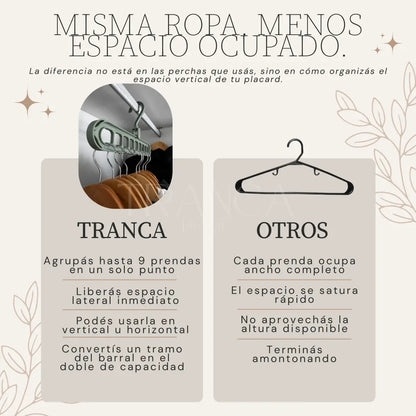 Percha multifuncional resistente