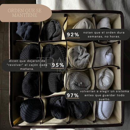 Organizador de tela - 16 espacios