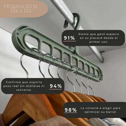 Percha multifuncional resistente