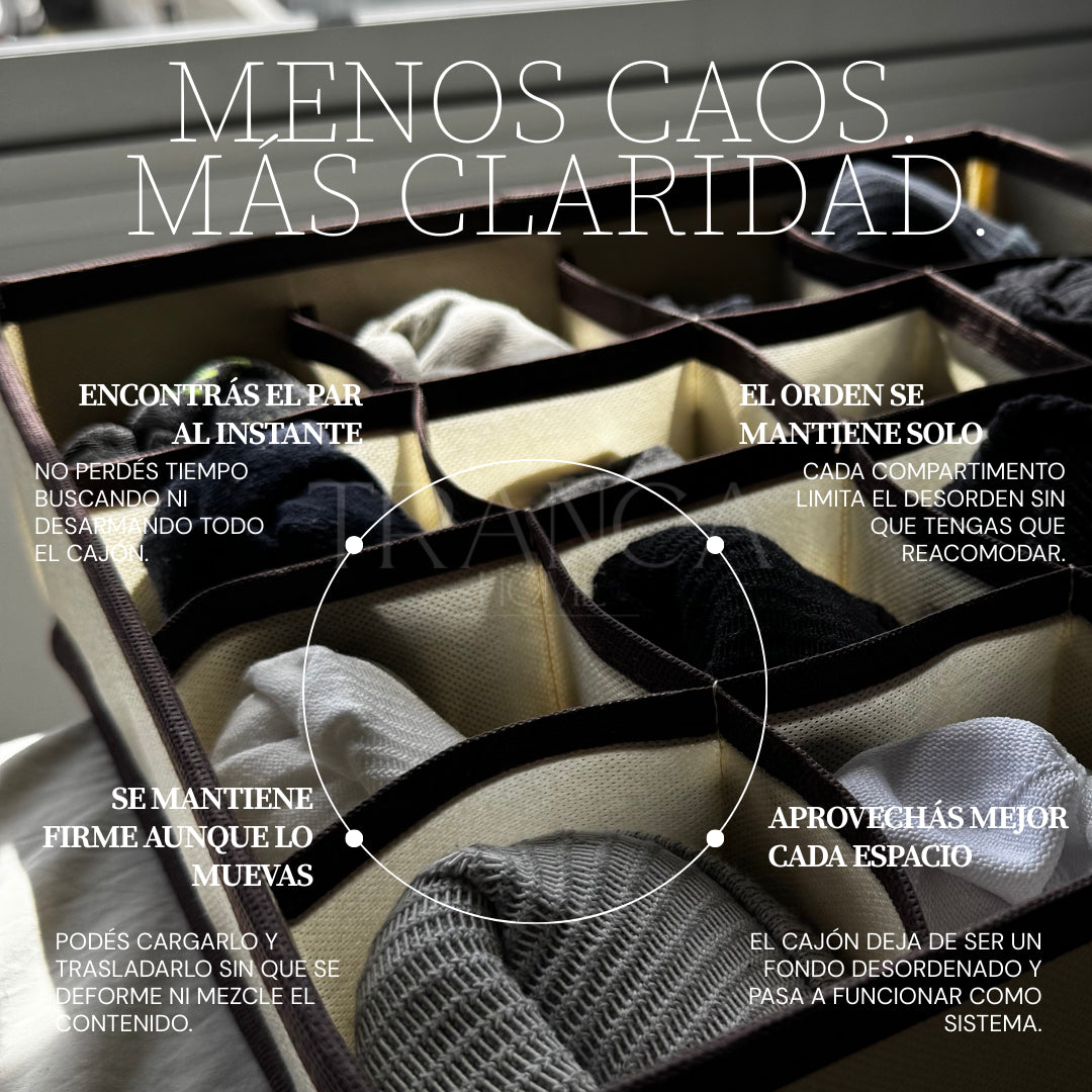 Organizador de tela - 16 espacios