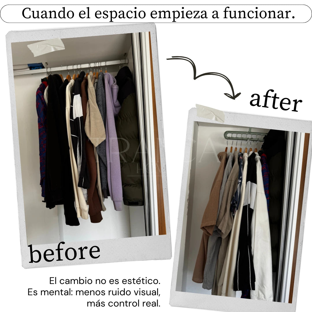 Pack Renovar Placard — cajones que no se desarman + espacio que se multiplica. Todo resuelto de una vez.