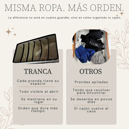 Pack Placard Resuelto — el placard y los cajones ordenados al mismo tiempo, de una vez
