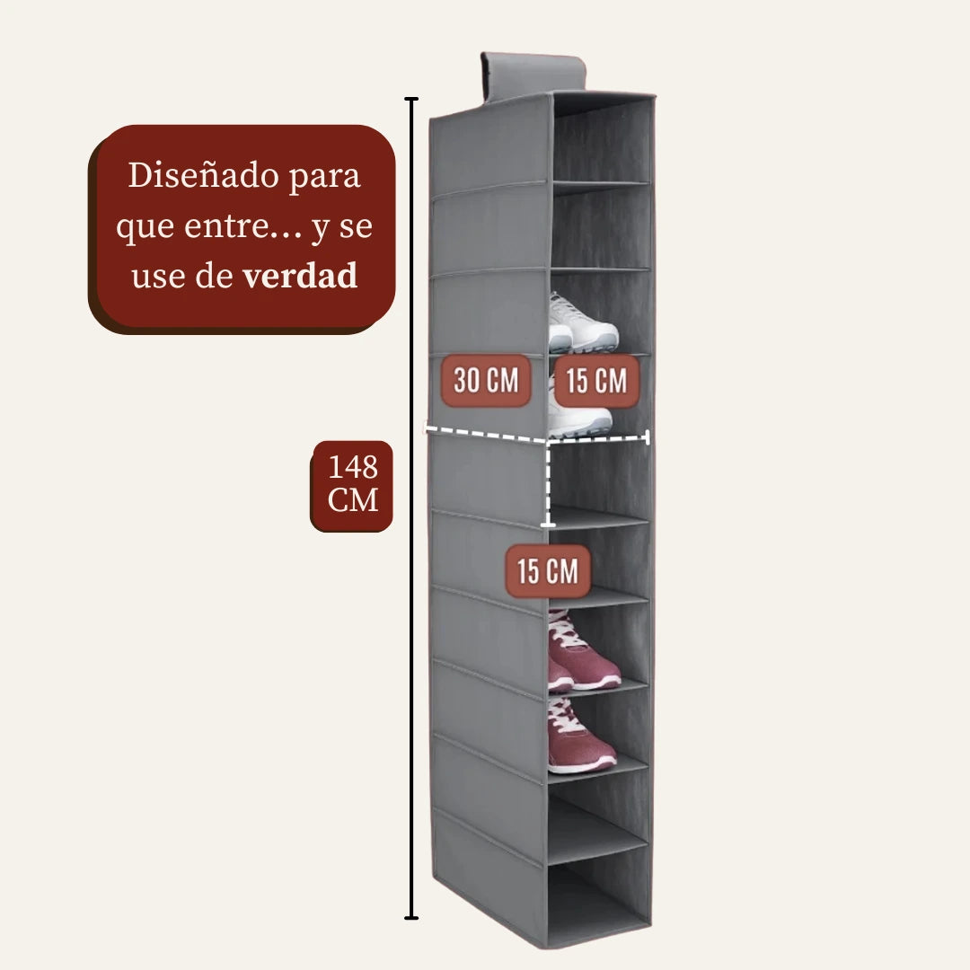 Organizador Vertical Visible — todo a la vista, nada que buscar, nada que desarmar