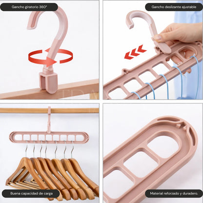 Percha multifuncional resistente