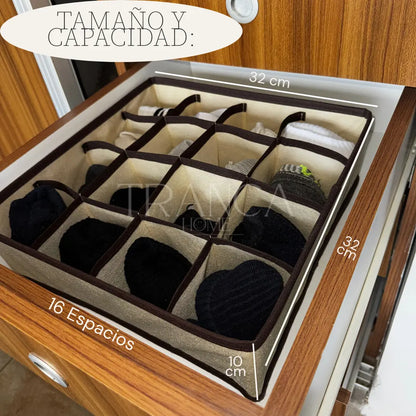 Organizador de tela - 16 espacios